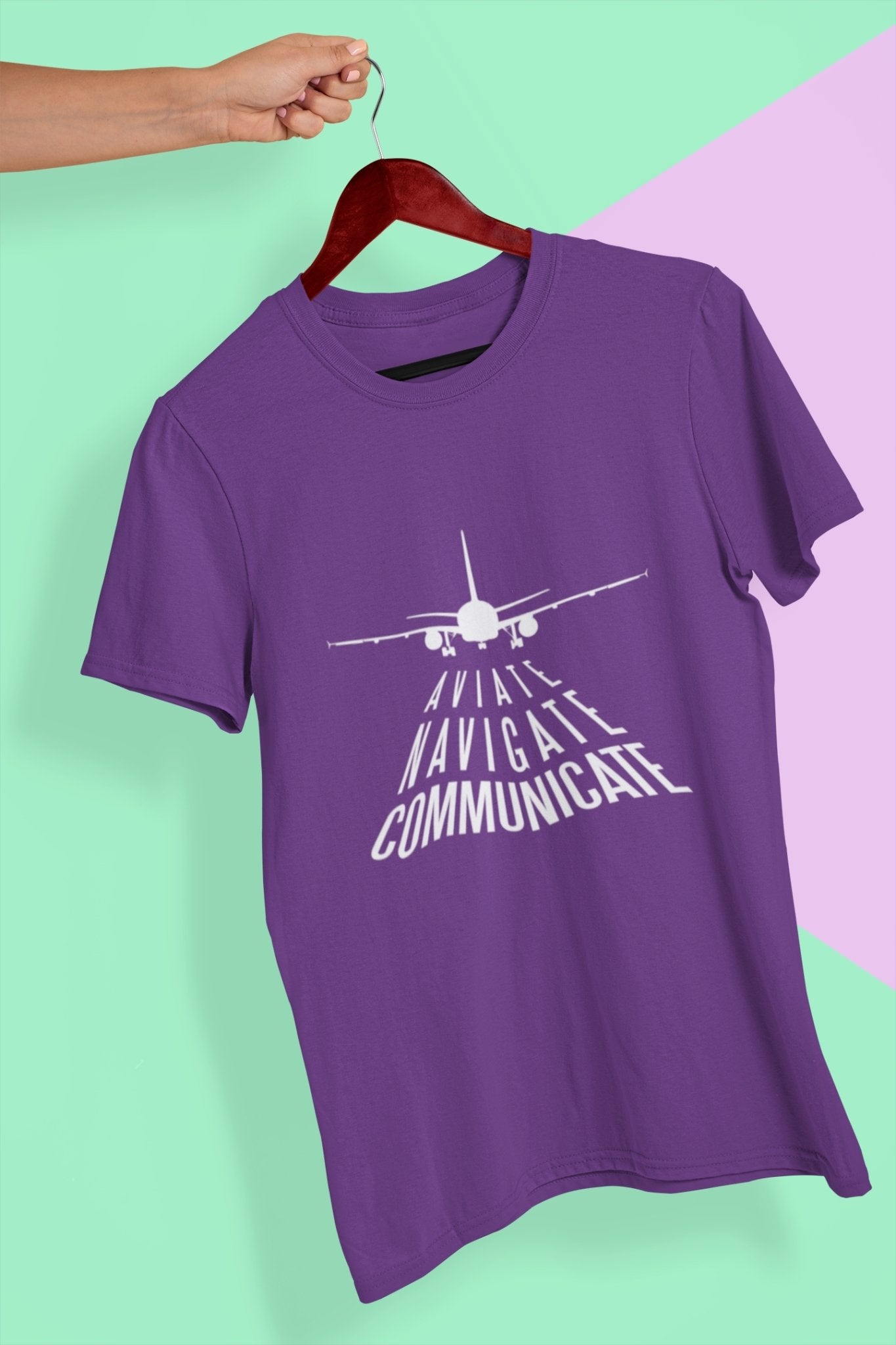 Aviation Quote Women Half Sleeves T-shirt- FunkyTeesClub - Funky Tees Club