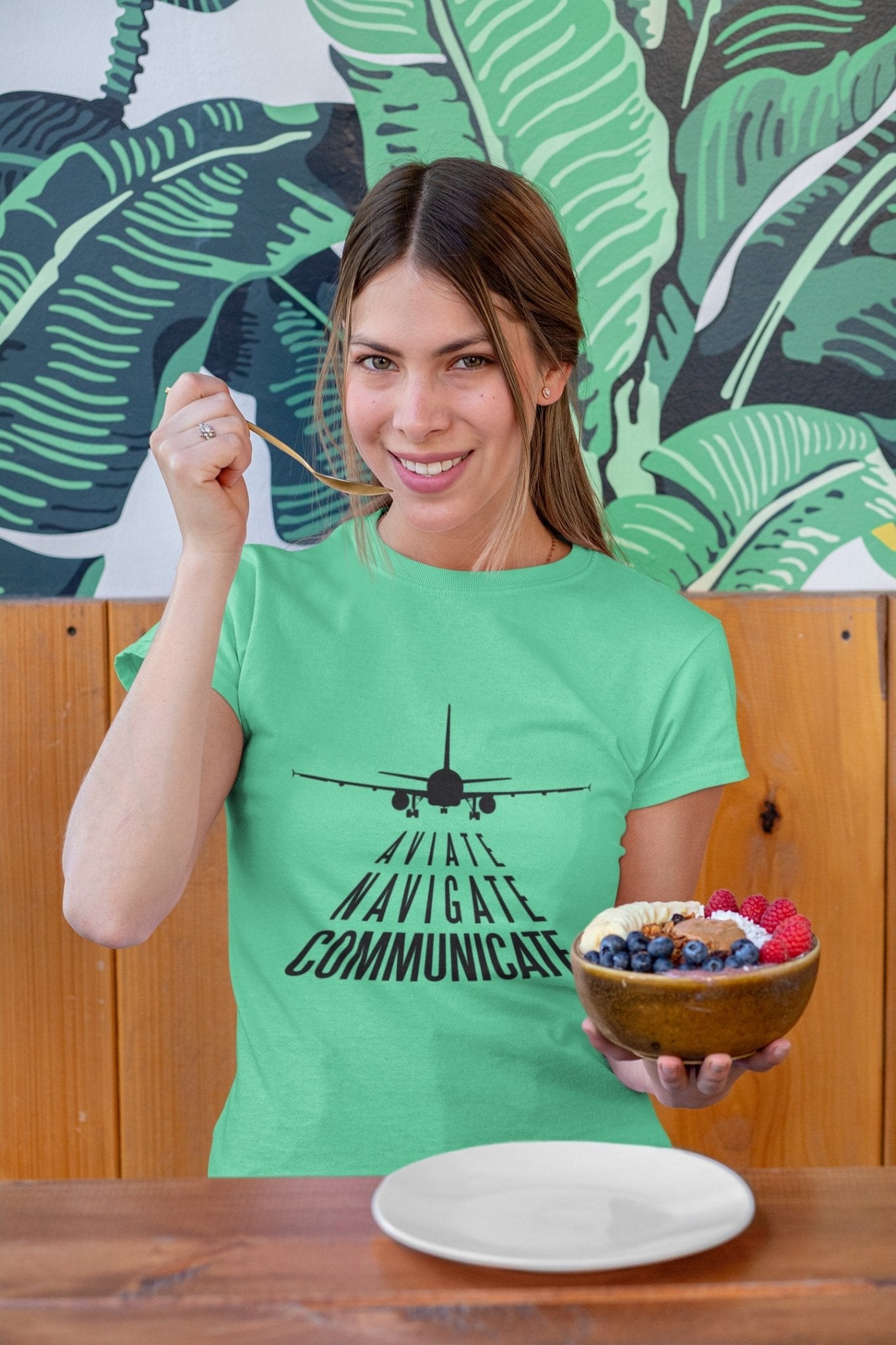 Aviation Quote Women Half Sleeves T-shirt- FunkyTeesClub - Funky Tees Club