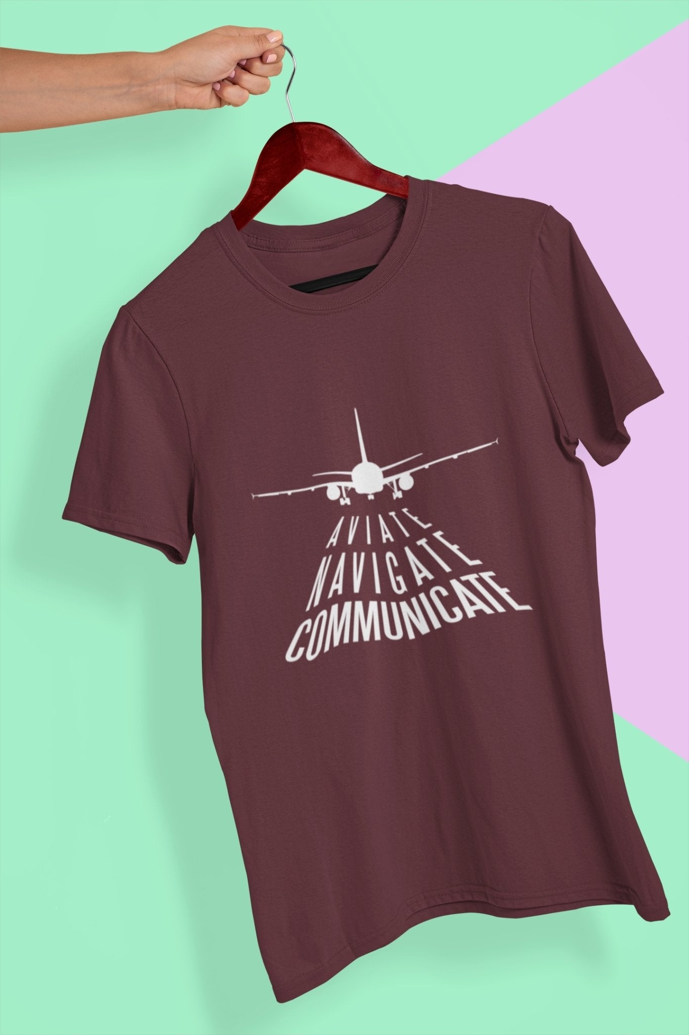 Aviation Quote Women Half Sleeves T-shirt- FunkyTeesClub - Funky Tees Club