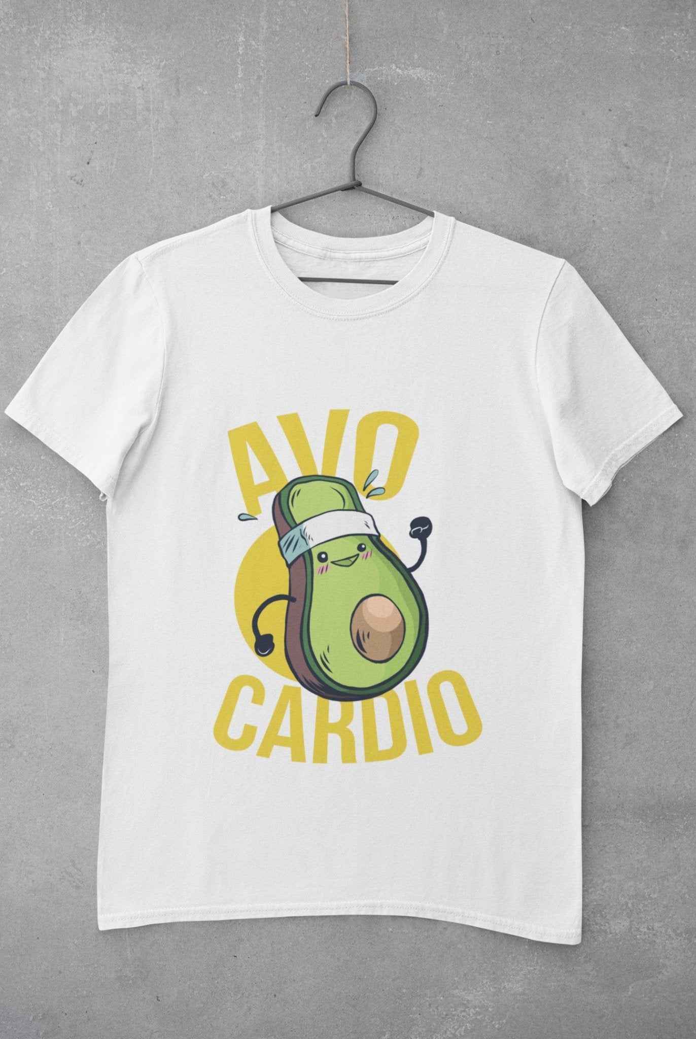 Avo Cardio Mens Half Sleeves T-shirt- FunkyTeesClub - Funky Tees Club