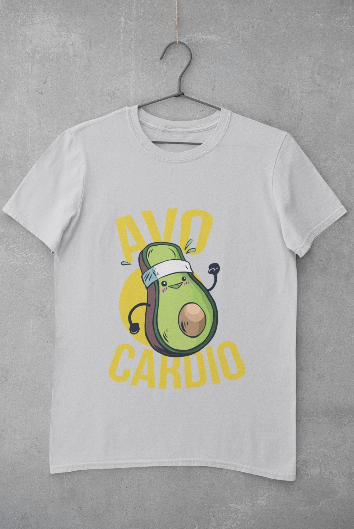 Avo Cardio Mens Half Sleeves T-shirt- FunkyTeesClub - Funky Tees Club