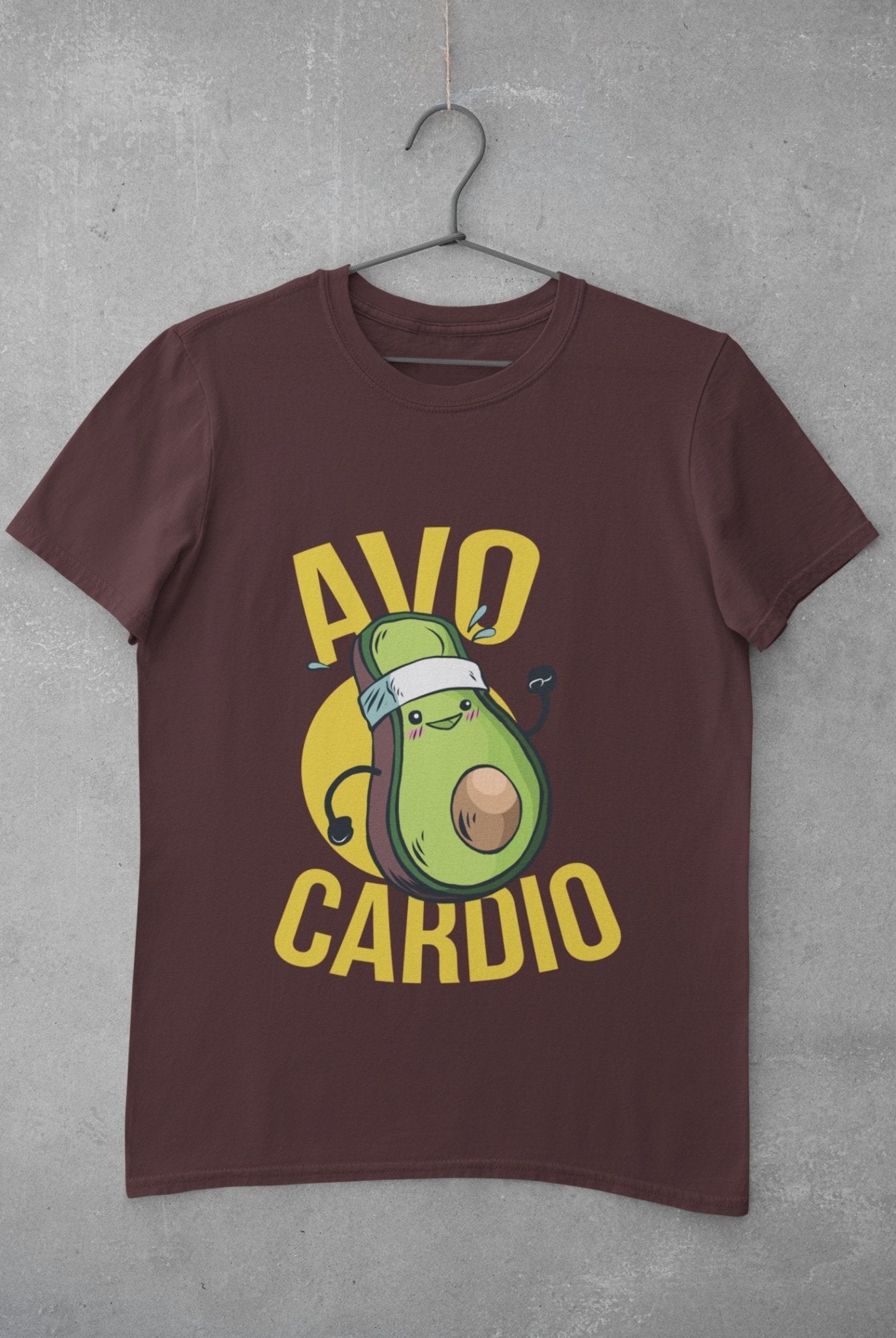 Avo Cardio Women Half Sleeves T-shirt- FunkyTeesClub - Funky Tees Club