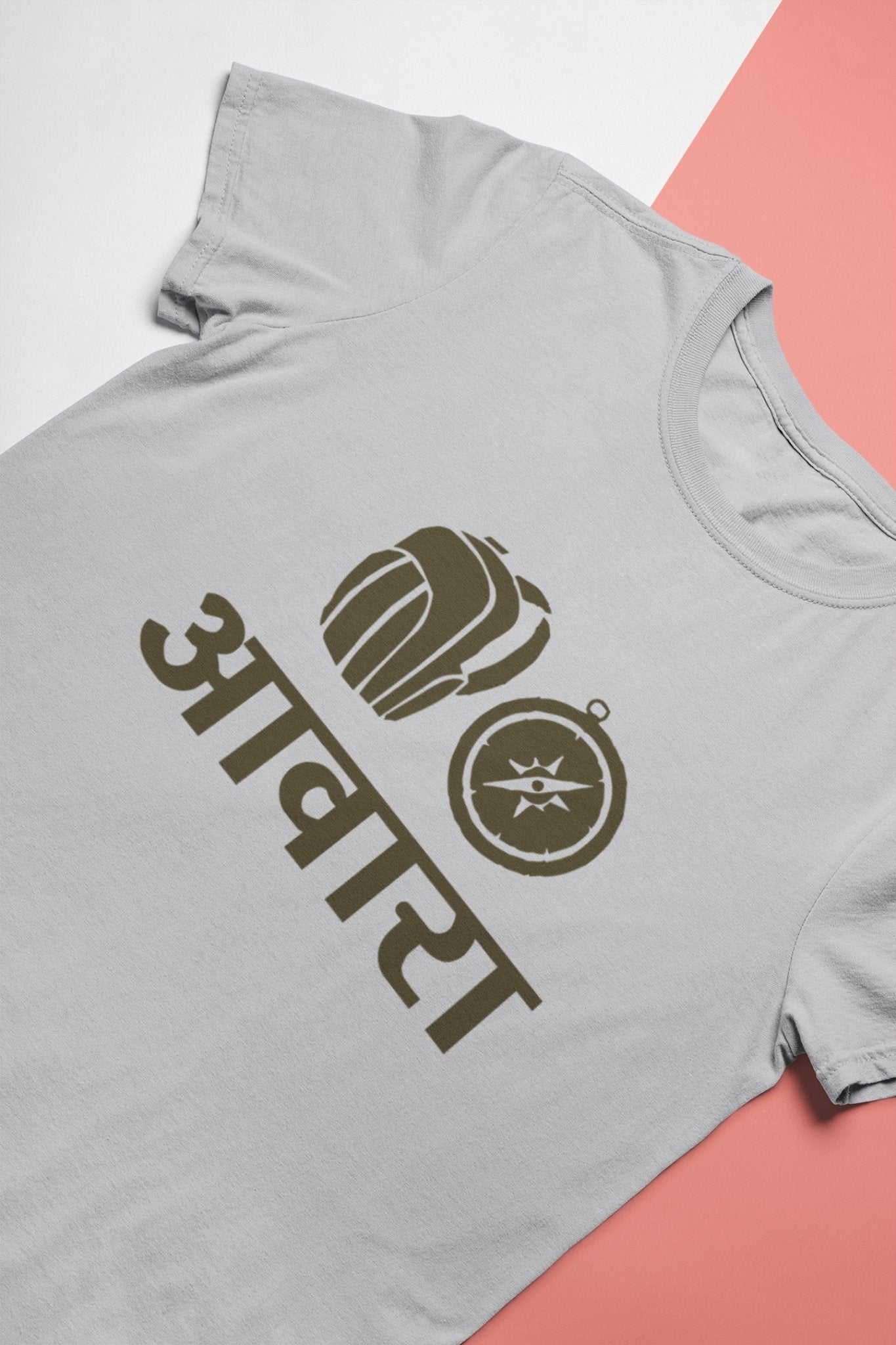 Awara Biker Mens Half Sleeves T-shirt- FunkyTeesClub - Funky Tees Club