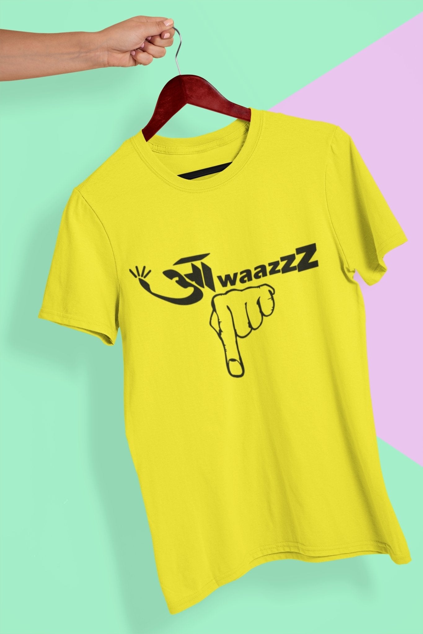 Awazz Women Half Sleeves T-shirt- FunkyTeesClub - Funky Tees Club