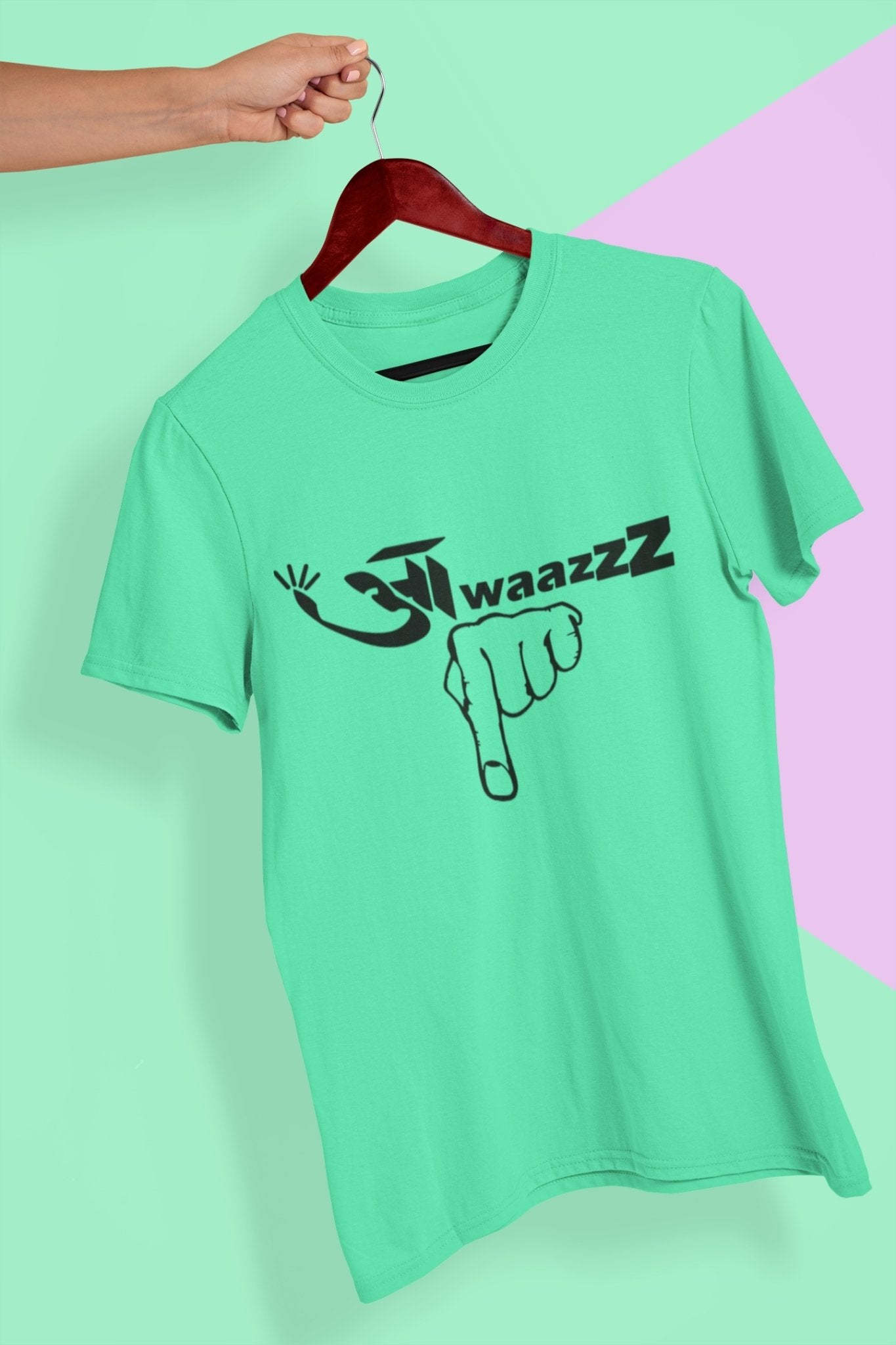 Awazz Women Half Sleeves T-shirt- FunkyTeesClub - Funky Tees Club