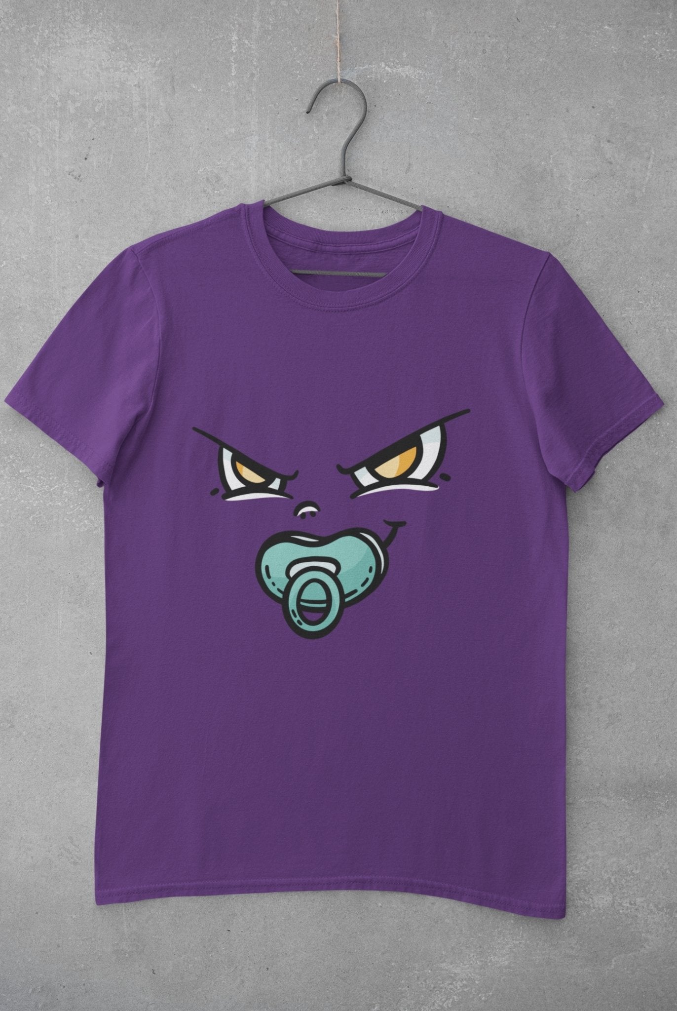 Baby Face Women Half Sleeves T-shirt- FunkyTeesClub - Funky Tees Club