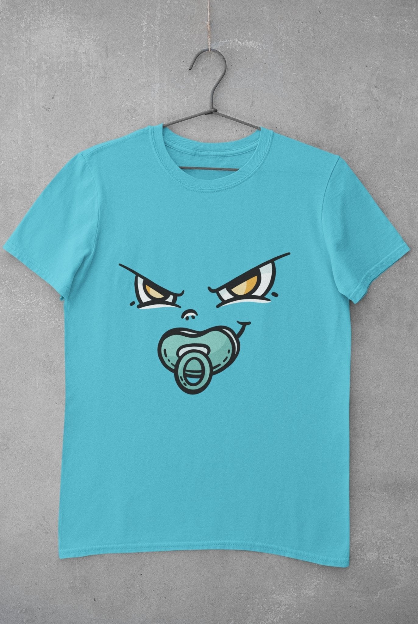 Baby Face Women Half Sleeves T-shirt- FunkyTeesClub - Funky Tees Club