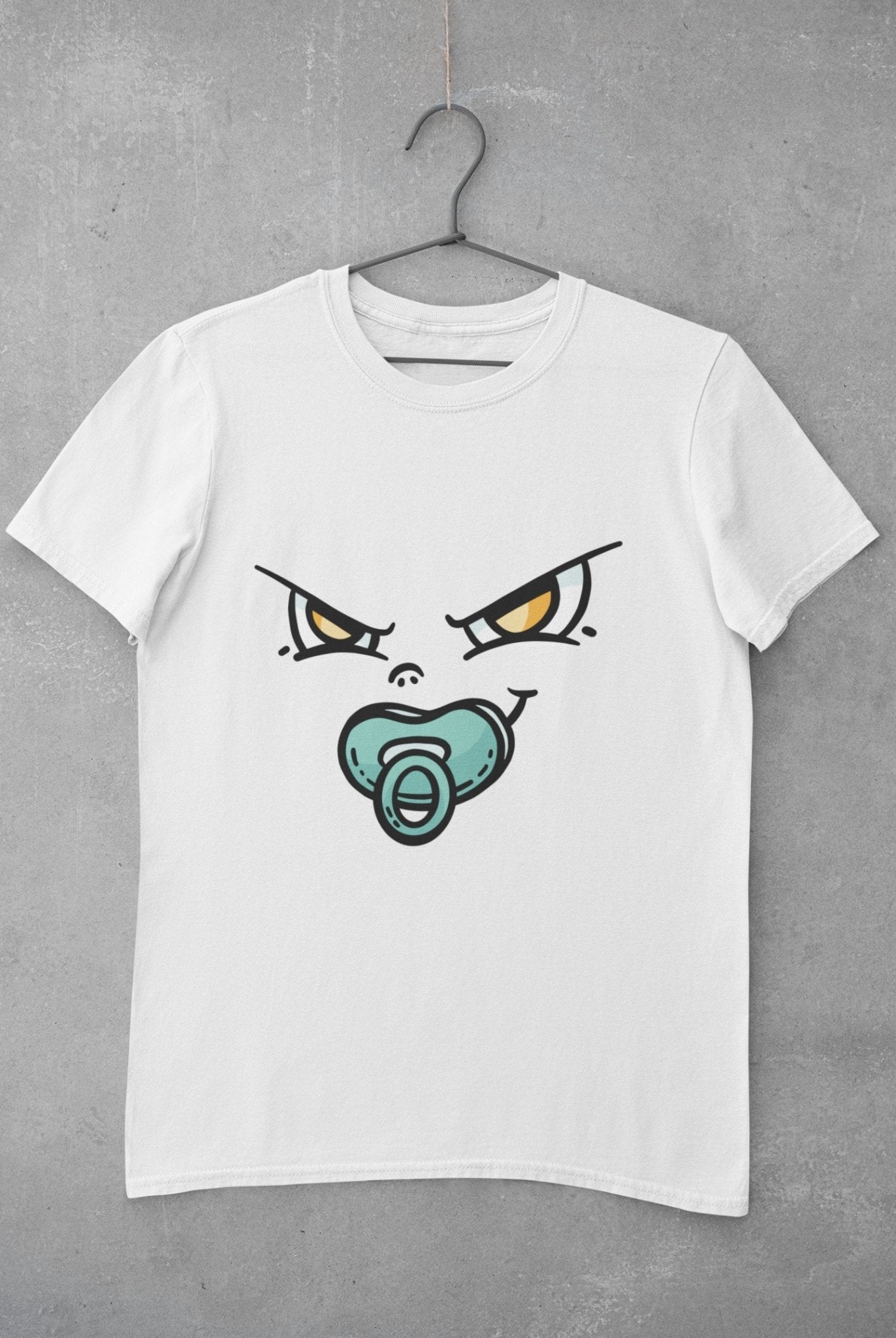 Baby Face Women Half Sleeves T-shirt- FunkyTeesClub - Funky Tees Club