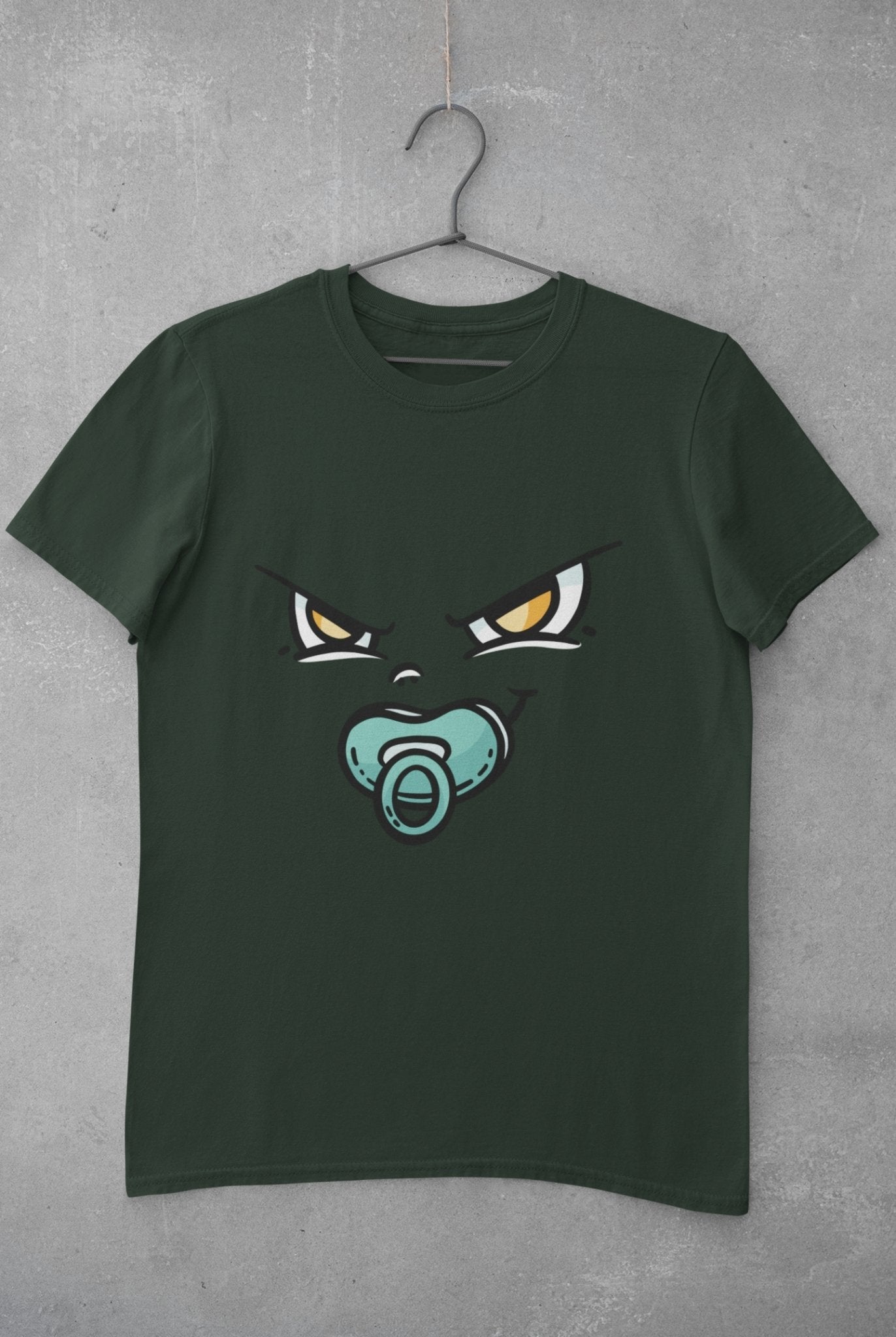 Baby Face Women Half Sleeves T-shirt- FunkyTeesClub - Funky Tees Club