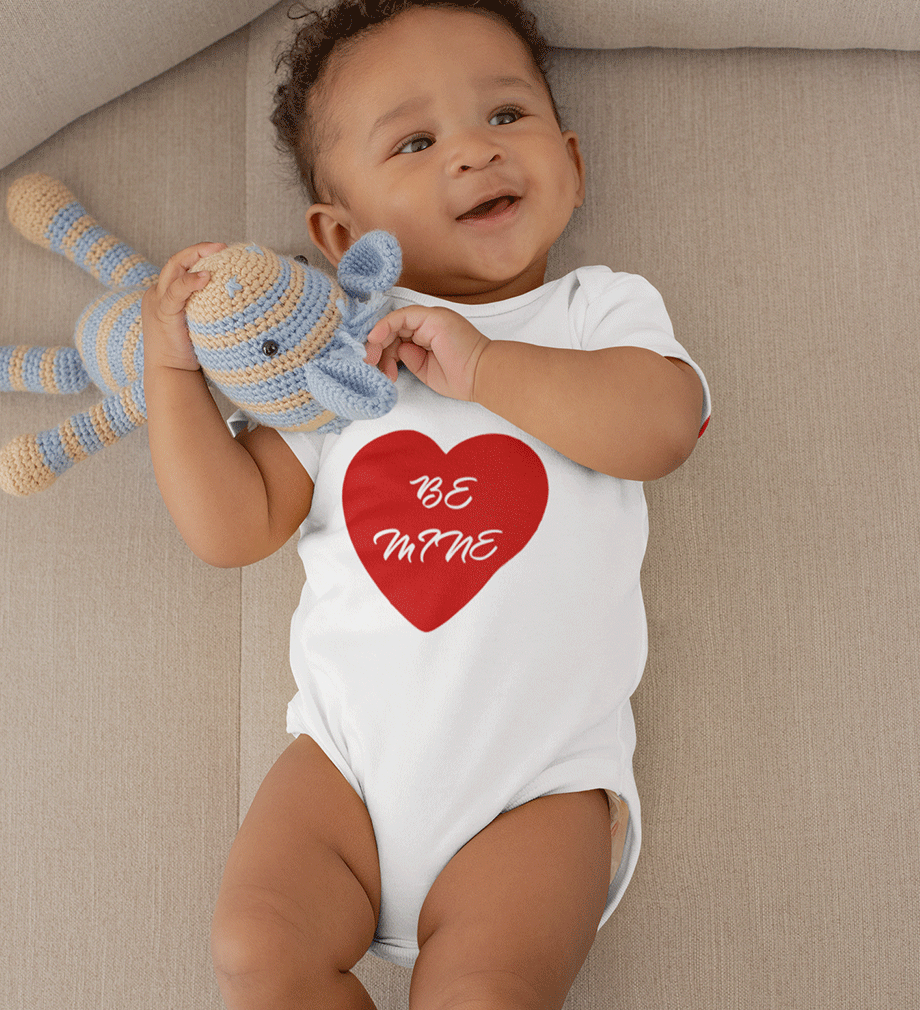 Be Mine Rompers for Baby Boy- FunkyTradition FunkyTradition