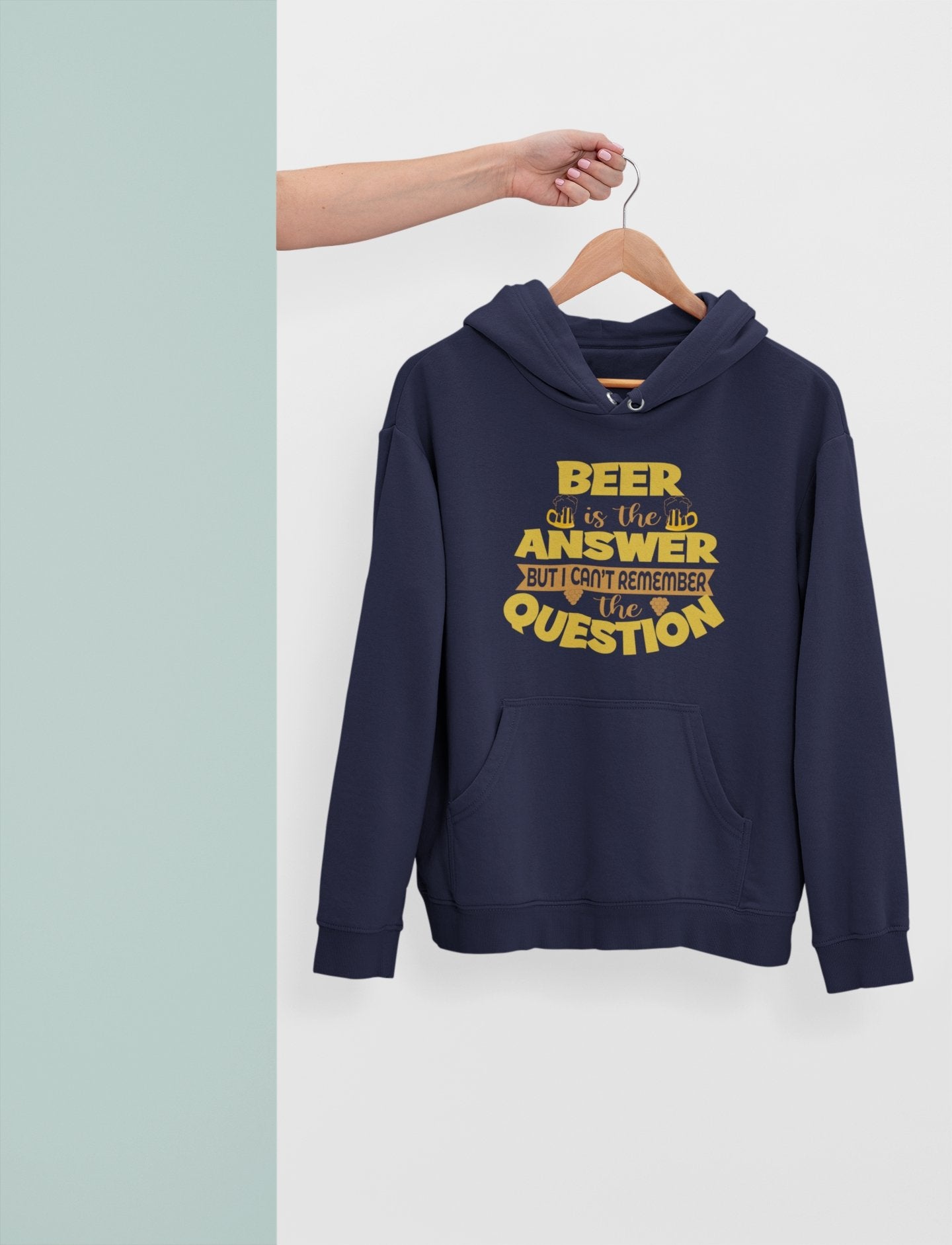 Beer Is The Answer Hoodies for Women-FunkyTeesClub - Funky Tees Club