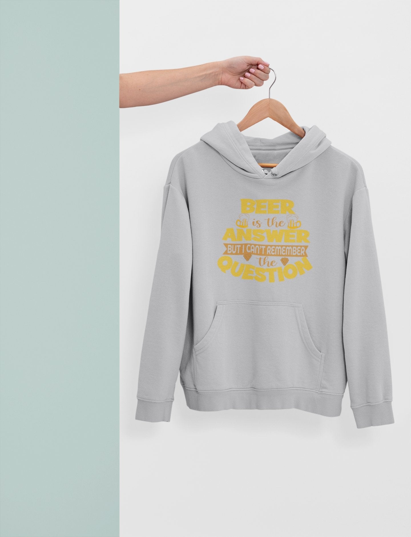 Beer Is The Answer Hoodies for Women-FunkyTeesClub - Funky Tees Club