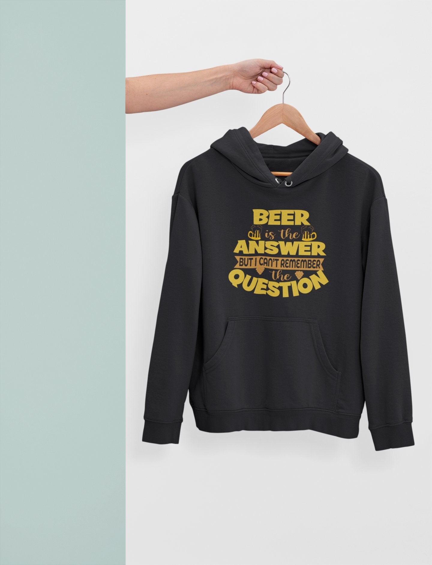 Beer Is The Answer Hoodies for Women-FunkyTeesClub - Funky Tees Club