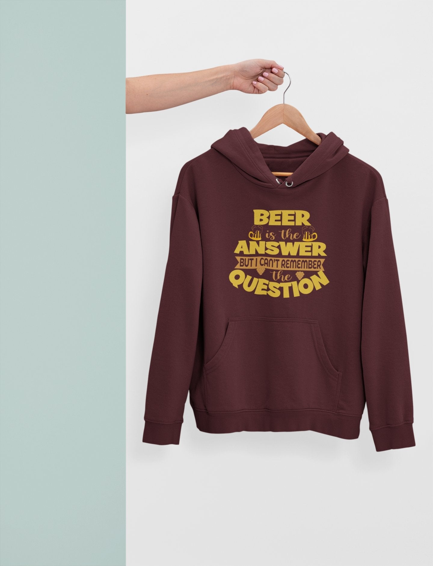 Beer Is The Answer Men Hoodies-FunkyTeesClub - Funky Tees Club