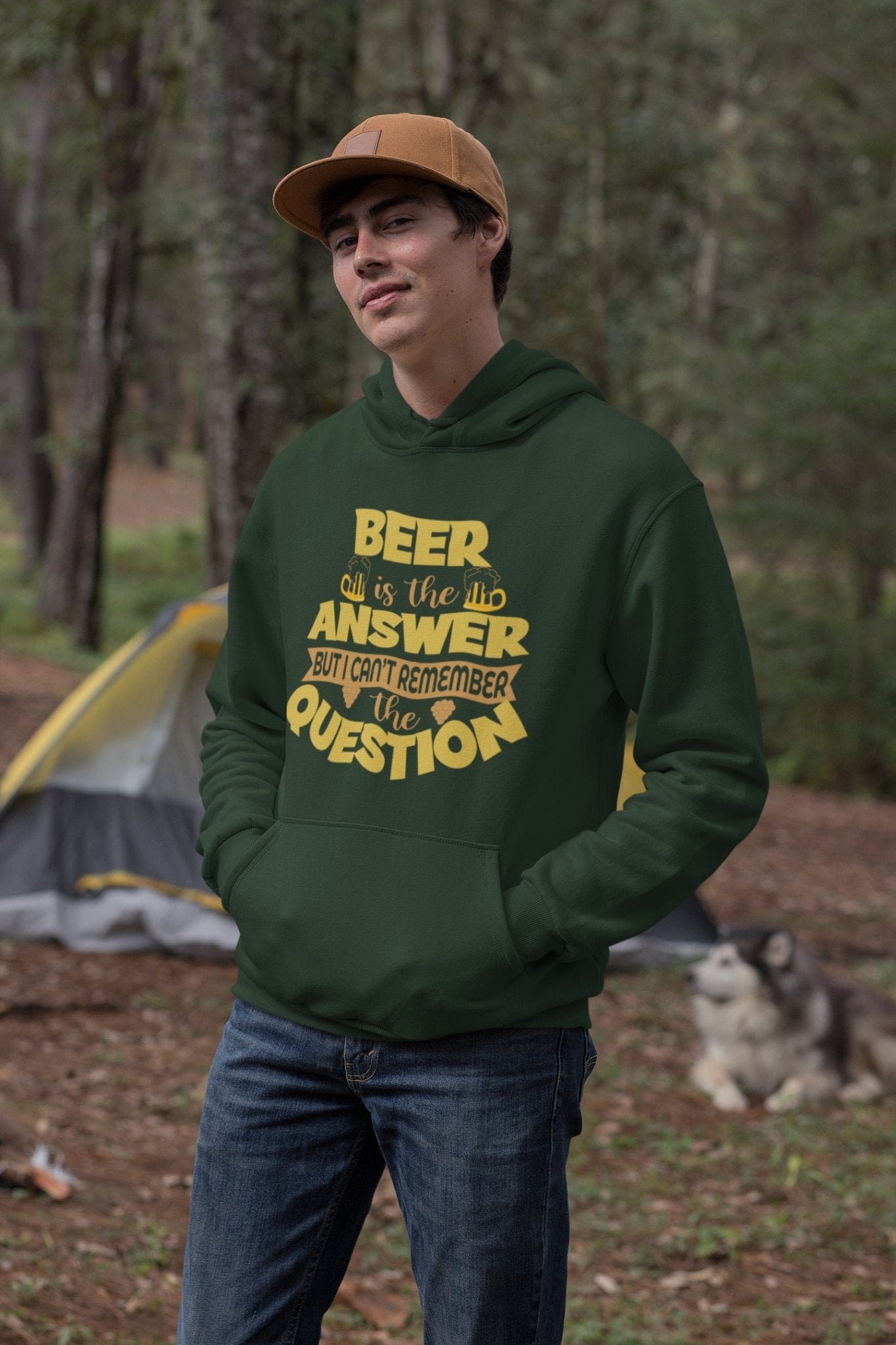 Beer Is The Answer Men Hoodies-FunkyTeesClub - Funky Tees Club