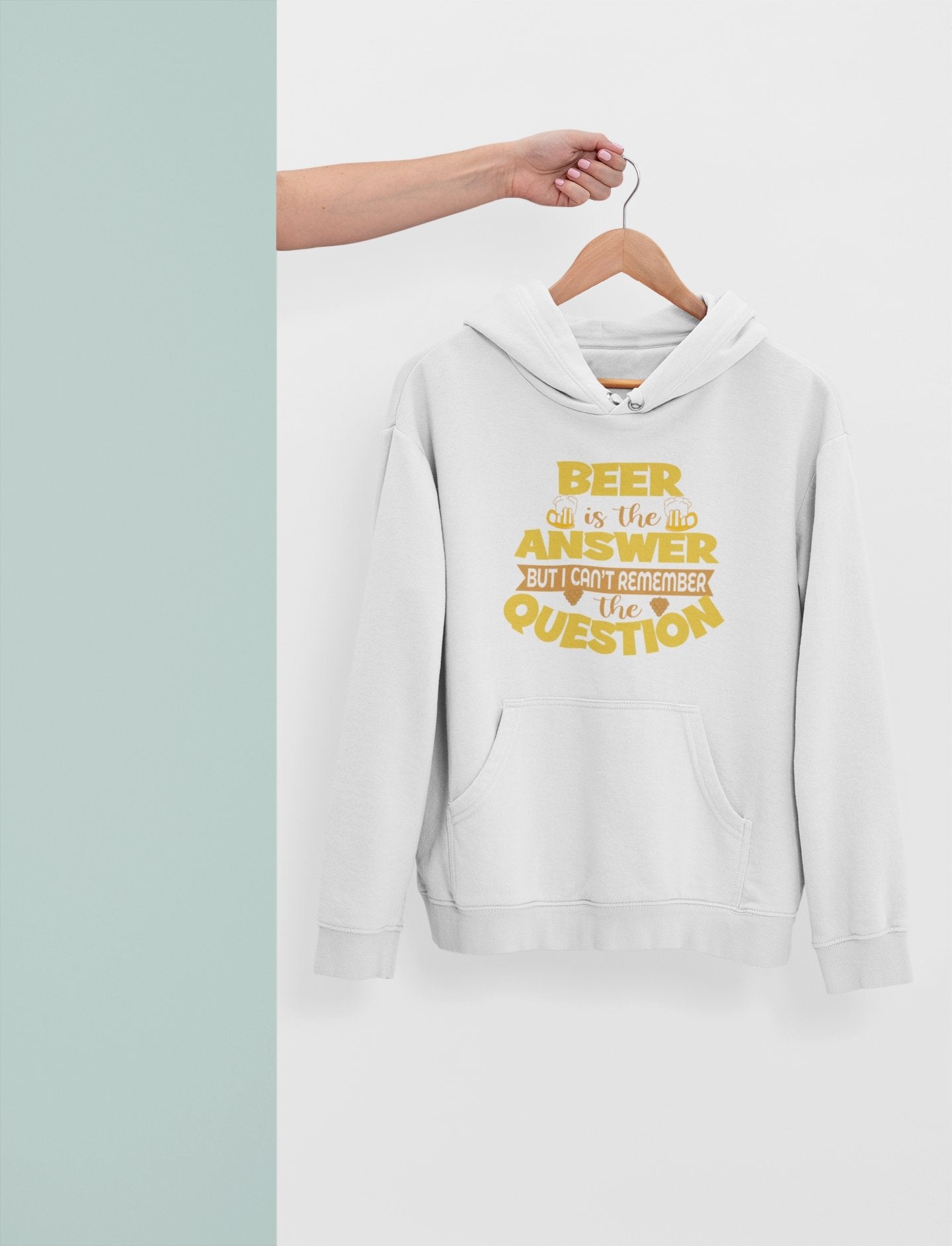 Beer Is The Answer Men Hoodies-FunkyTeesClub - Funky Tees Club