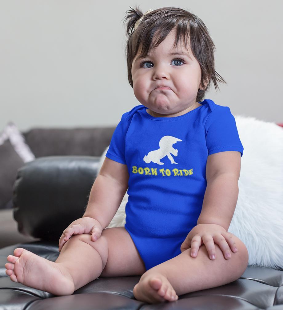 Born To Ride Rompers for Baby Girl- FunkyTradition FunkyTradition