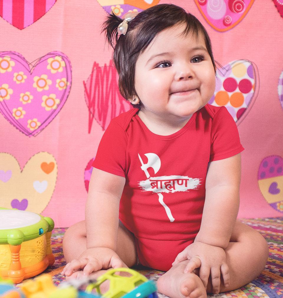 Brahman Rompers for Baby Girl- FunkyTradition FunkyTradition