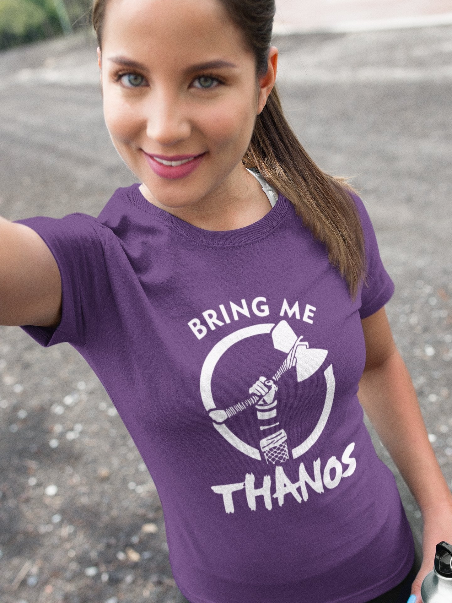 Bring Me Thanos Women Half Sleeves T-shirt- FunkyTeesClub - Funky Tees Club