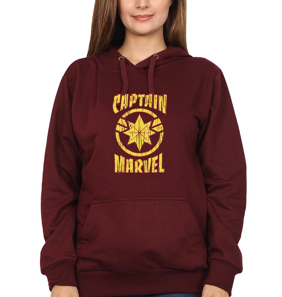 Captain Marvel Hoodies for Women-FunkyTeesClub - FunkyTeesClub