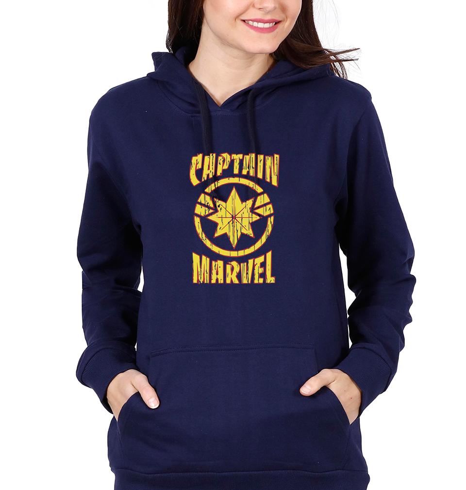 Captain Marvel Hoodies for Women-FunkyTeesClub - FunkyTeesClub