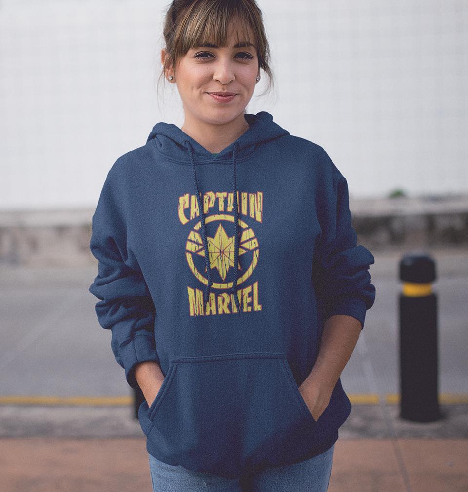 Captain Marvel Hoodies for Women-FunkyTeesClub - FunkyTeesClub