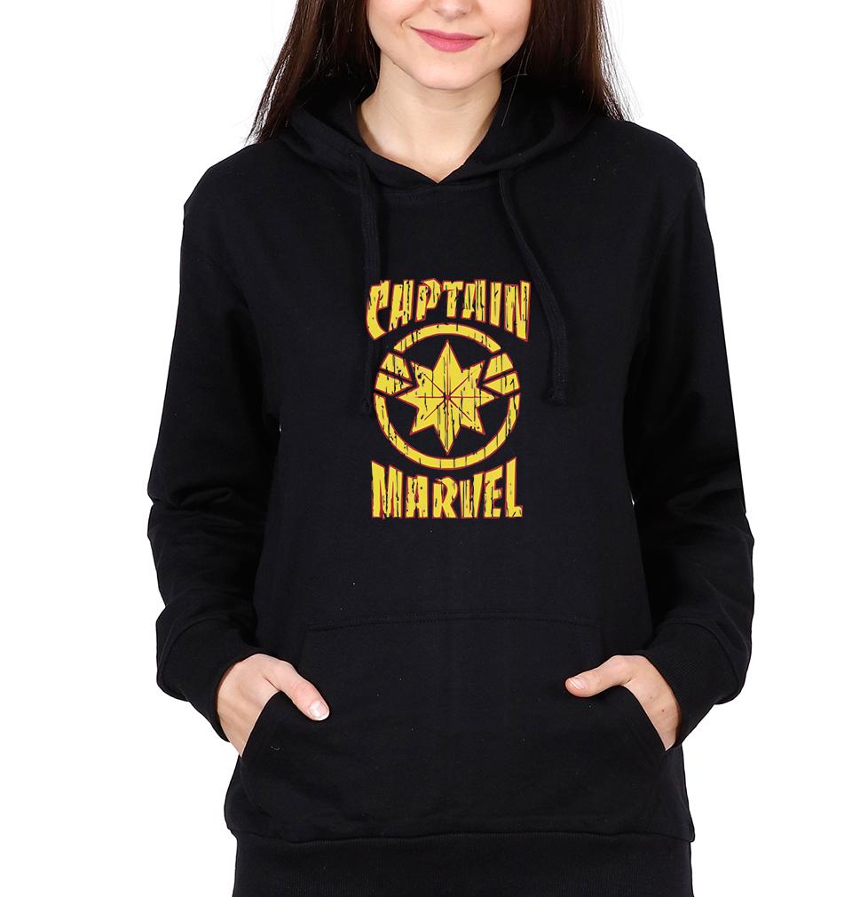 Captain Marvel Hoodies for Women-FunkyTeesClub - FunkyTeesClub