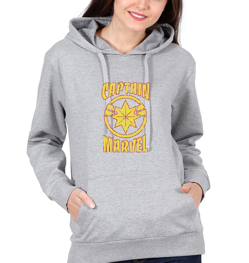 Captain Marvel Hoodies for Women-FunkyTeesClub - FunkyTeesClub