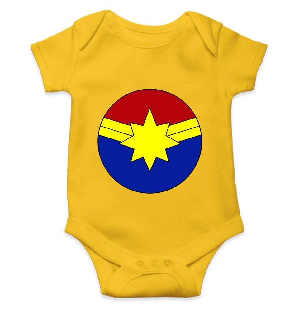 Captain Marvel Rompers for Baby Boy - FunkyTradition FunkyTradition