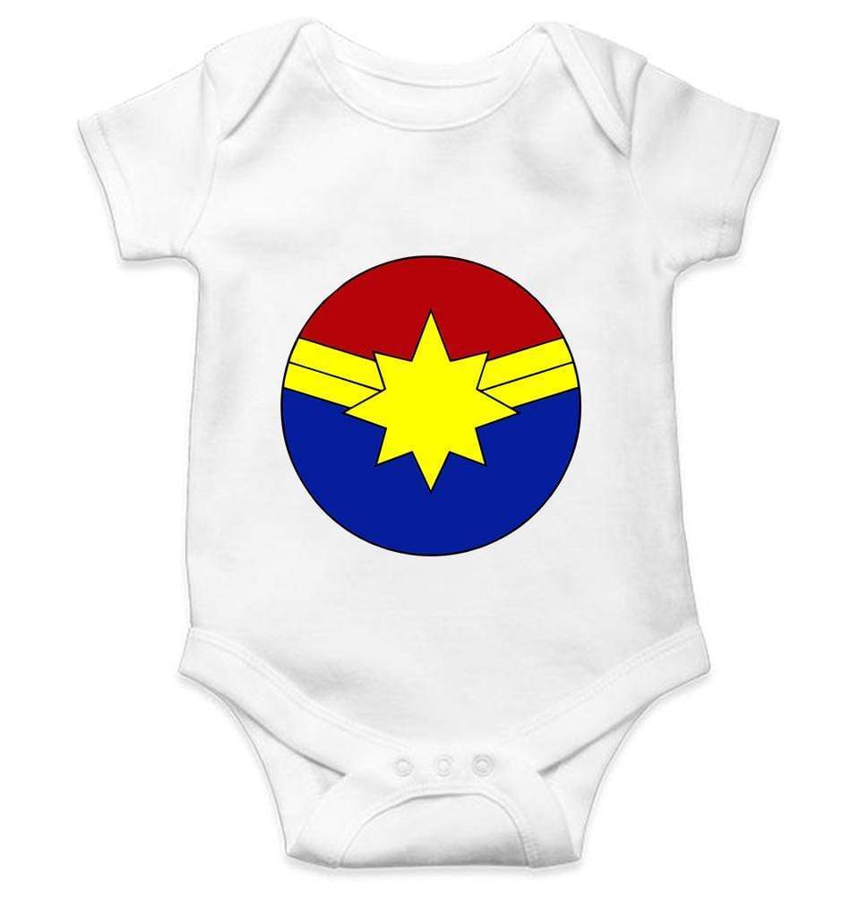 Captain Marvel Rompers for Baby Boy - FunkyTradition FunkyTradition