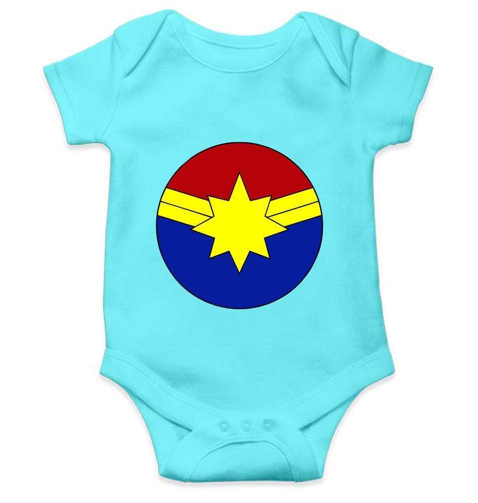 Captain Marvel Rompers for Baby Boy - FunkyTradition FunkyTradition