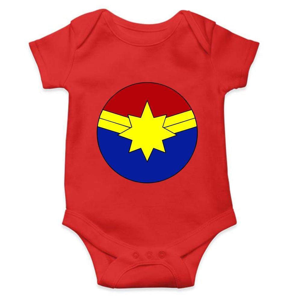 Captain Marvel Rompers for Baby Boy - FunkyTradition FunkyTradition