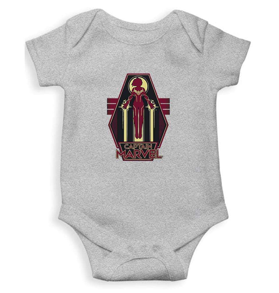 Captain Marvel Rompers for Baby Girl- FunkyTradition FunkyTradition