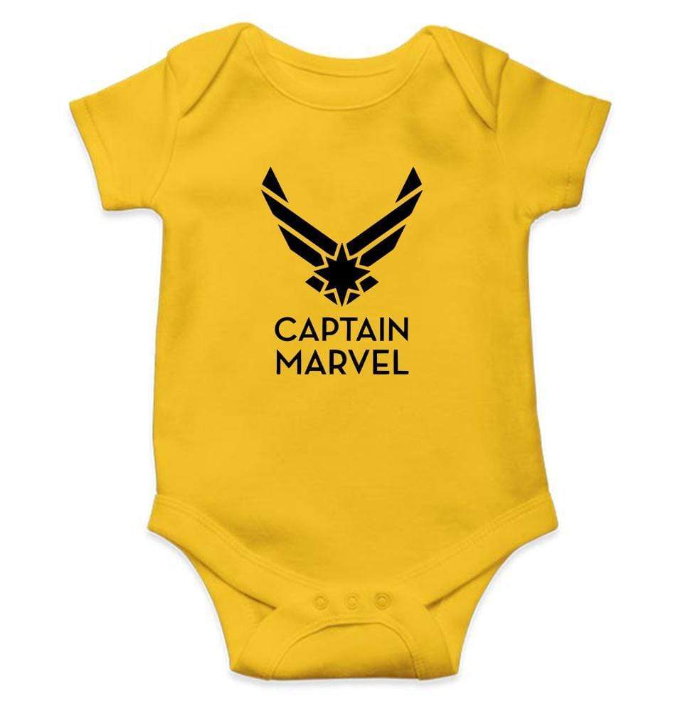 Captain Marvel Rompers for Baby Girl- FunkyTradition FunkyTradition