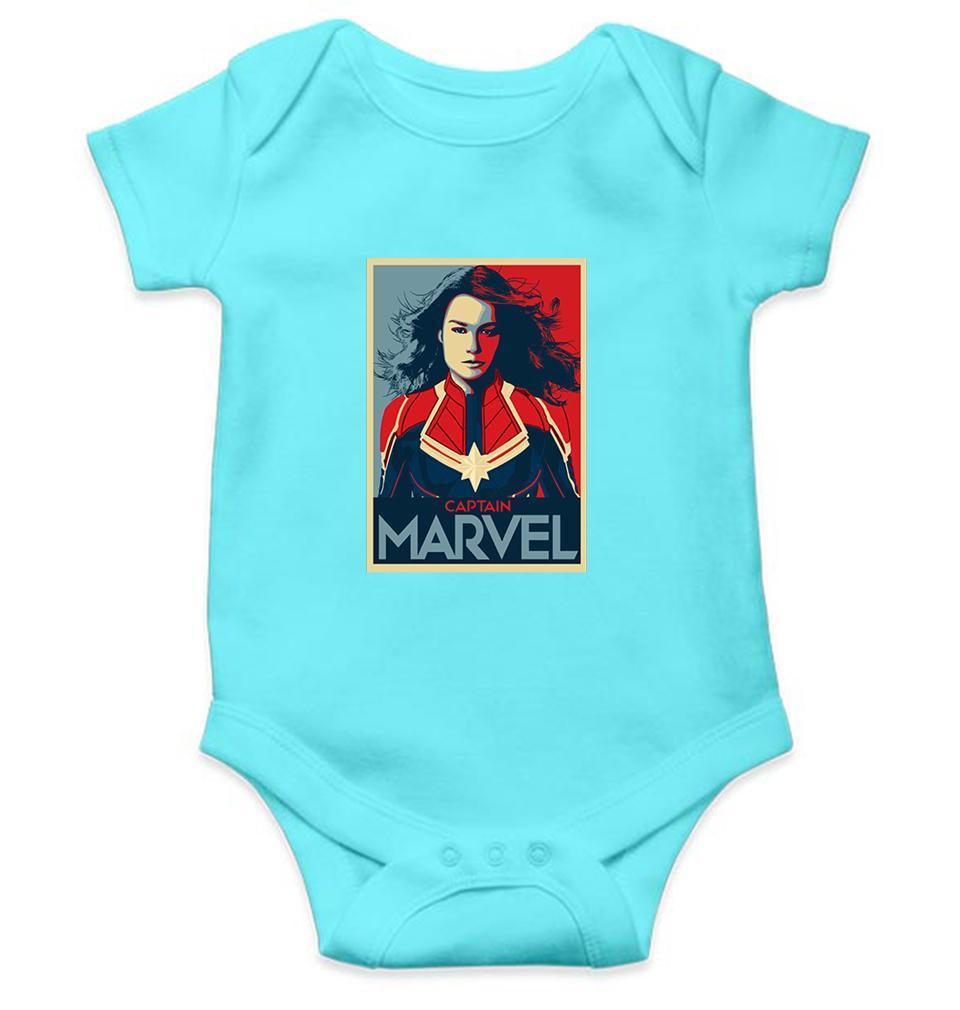 Captain Marvel Superhero Rompers for Baby Boy - FunkyTradition FunkyTradition