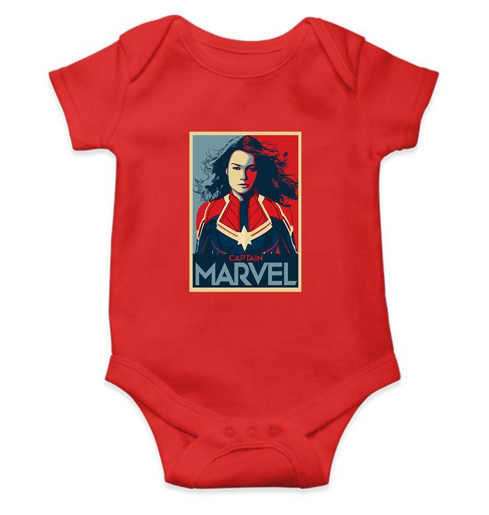 Captain Marvel Superhero Rompers for Baby Boy - FunkyTradition FunkyTradition