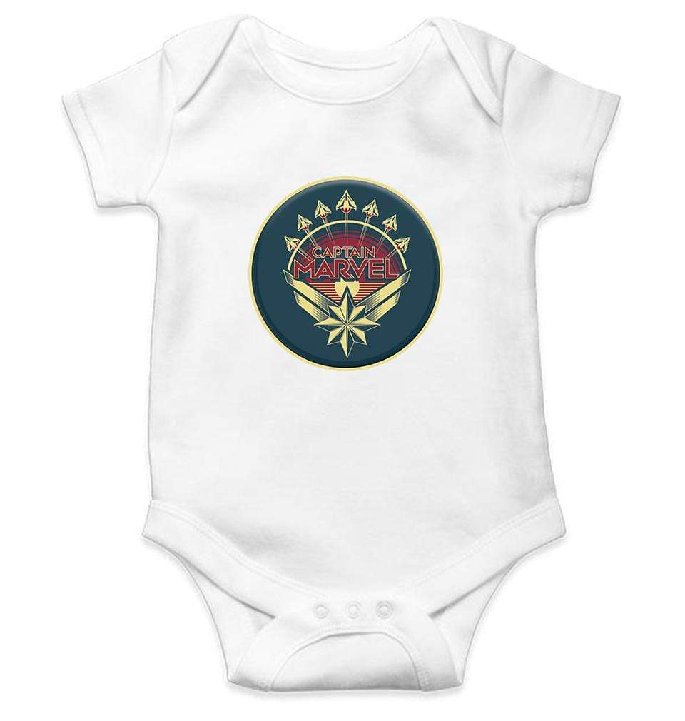 Captain Marvel Superhero Rompers for Baby Boy - FunkyTradition FunkyTradition