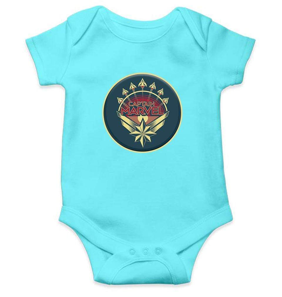 Captain Marvel Superhero Rompers for Baby Boy - FunkyTradition FunkyTradition