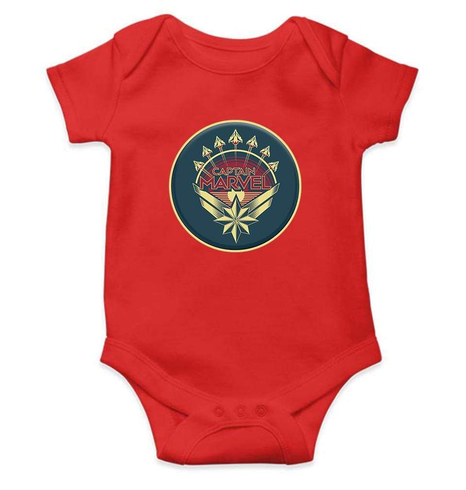 Captain Marvel Superhero Rompers for Baby Boy - FunkyTradition FunkyTradition