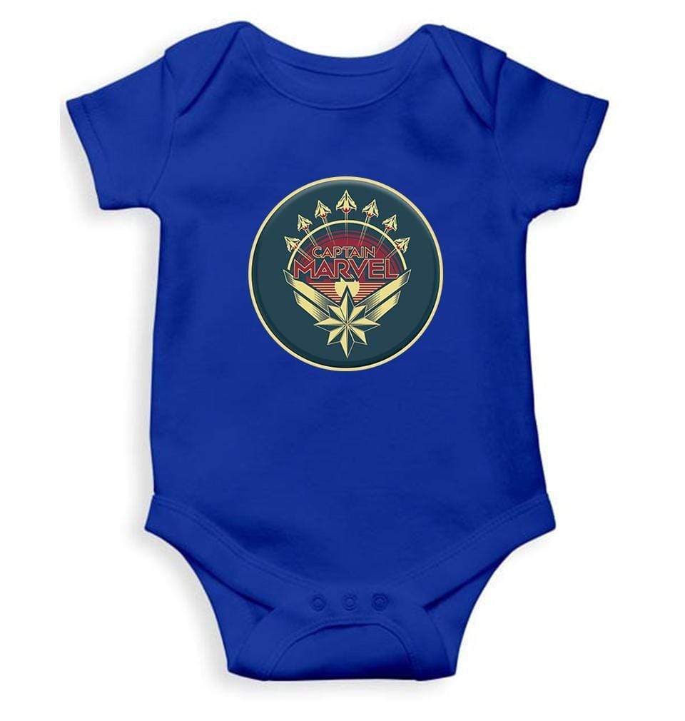 Captain Marvel Superhero Rompers for Baby Boy - FunkyTradition FunkyTradition