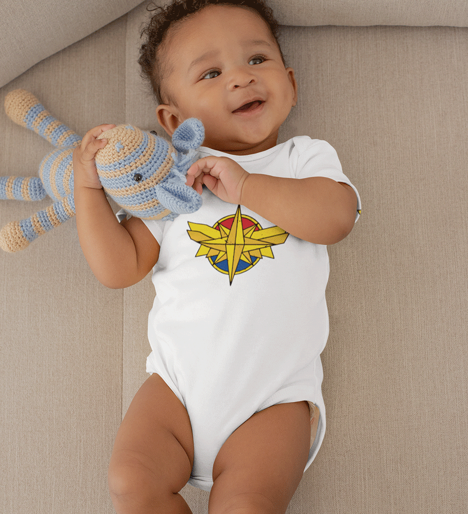 Captain Marvel Superhero Rompers for Baby Boy - FunkyTradition FunkyTradition