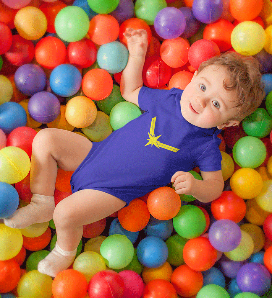 Captain Marvel Superhero Rompers for Baby Boy - FunkyTradition FunkyTradition