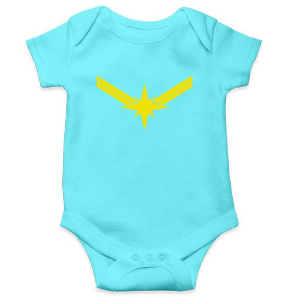 Captain Marvel Superhero Rompers for Baby Boy - FunkyTradition FunkyTradition