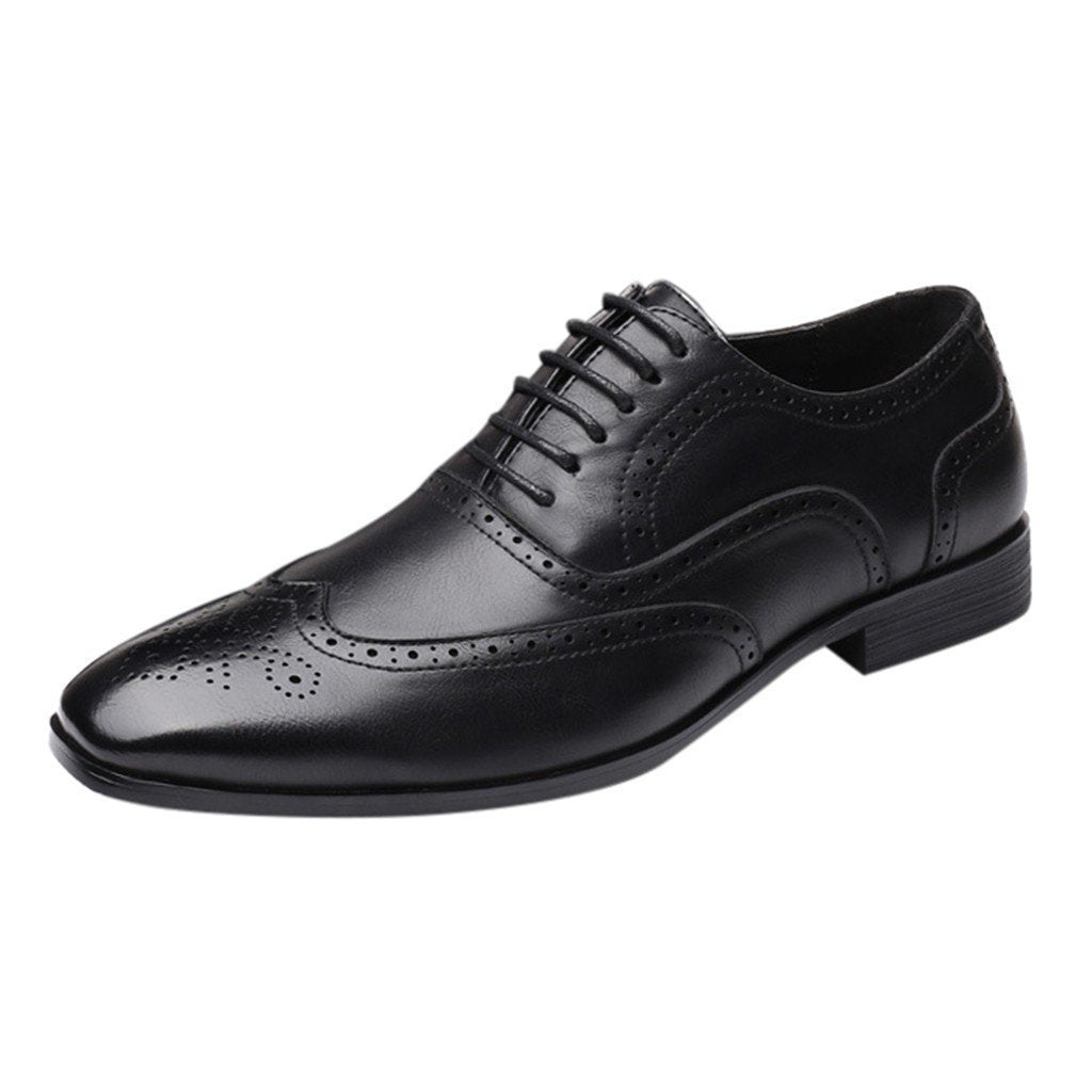 Classic Business Formal Shoes Pointed Toe leather For Men-FunkyTradition - FunkyTradition