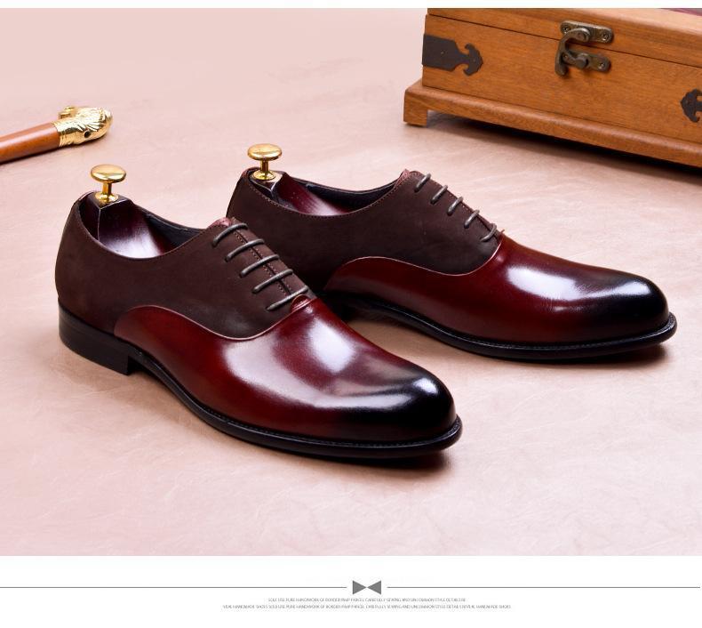 Classic Business Formal Wedding Party Wear Shoes For Men-FunkyTradition - FunkyTradition