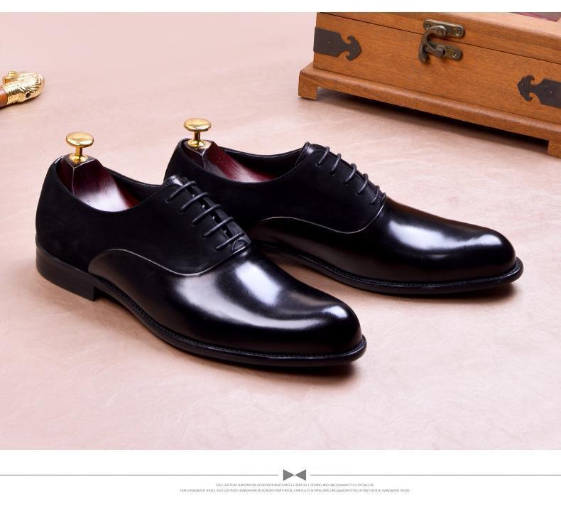 Classic Business Formal Wedding Party Wear Shoes For Men-FunkyTradition - FunkyTradition