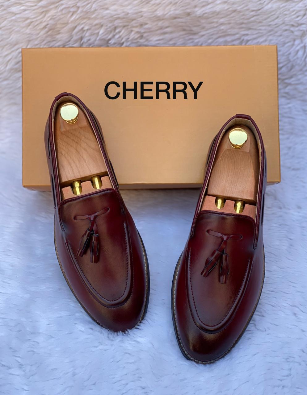 Classic Cool Design Patent Slipons With Tassels For Men-FunkyTradition - FunkyTradition