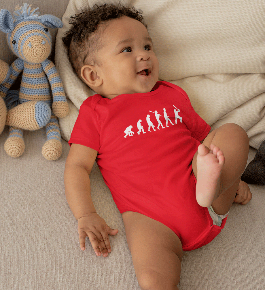 Cricket Evolution Rompers for Baby Boy - FunkyTradition FunkyTradition