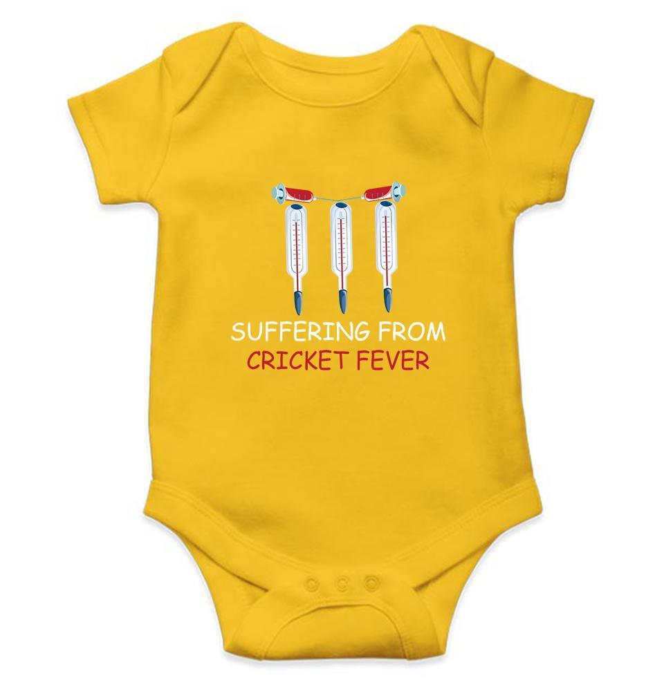 Cricket Fever Rompers for Baby Girl- FunkyTradition FunkyTradition