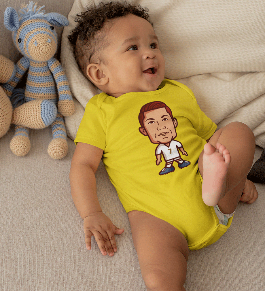 Cristiano Ronaldo CR7 Rompers for Baby Boy- FunkyTradition FunkyTradition